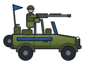 Jeep, carte commune